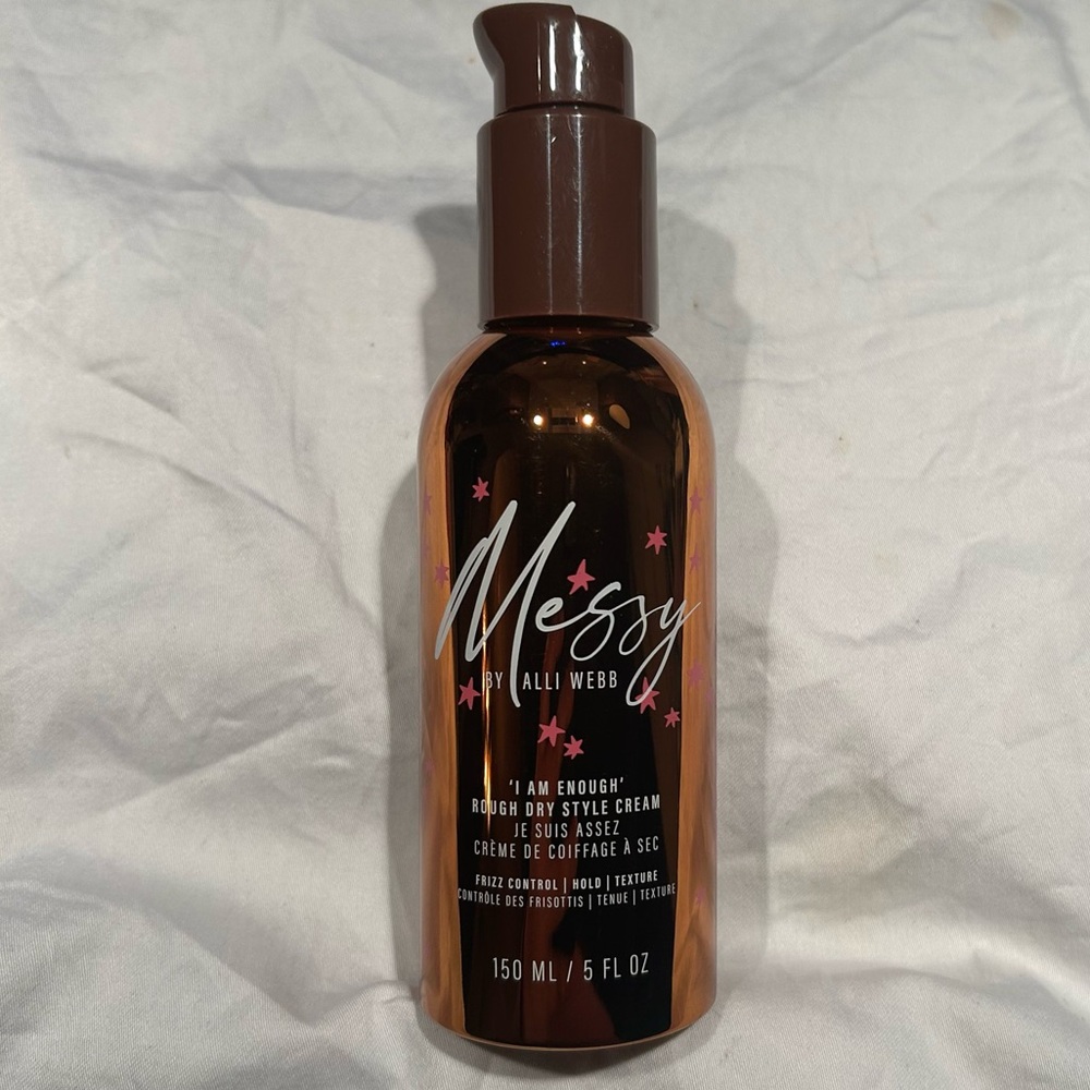 Messy by Alli Webb Rough Dry Styling Cream for Dry & Frizzy Hair